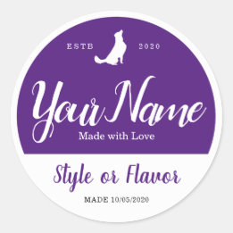 Food Jar en Deksel Labels - Voeg je eigen woorden