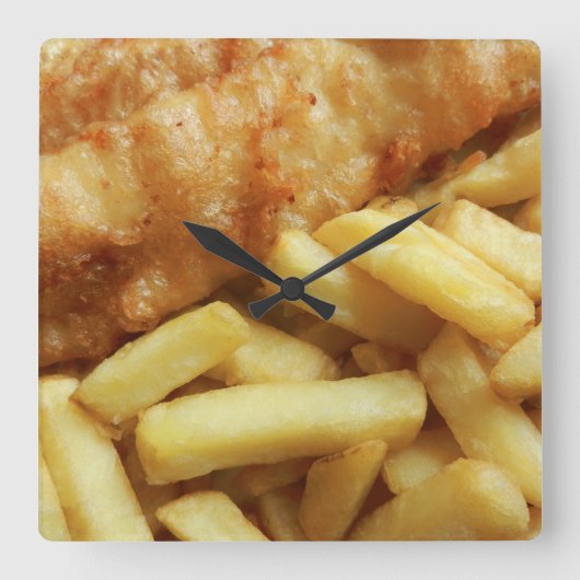 Food Kitchen Wall klokken (Voorkant)