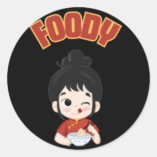 Food Lover 2024 Ronde Sticker