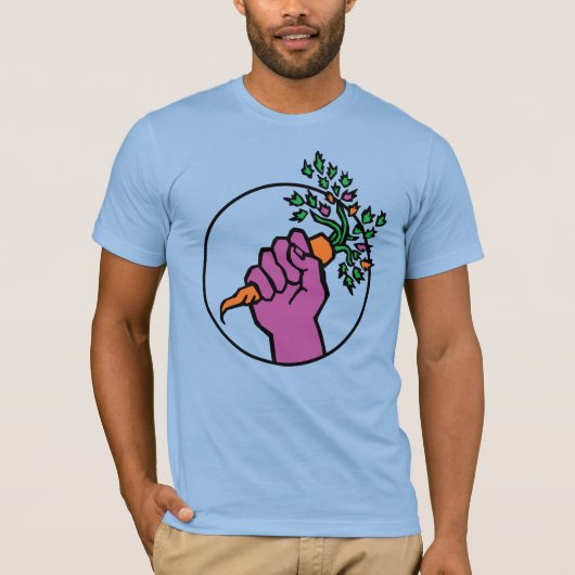 Food Not Bombs logo (transparent) T-shirt (Devant)