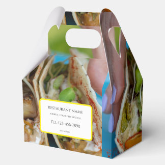 food/ restaurant/ package style bedankdoosjes