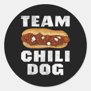 Food Truck Chili Con Carne Chili Hond Ronde Sticker