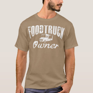 Food Truck Lettering Street Food Popup Restaurant T-shirt