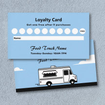 Food Truck Loyalty Kaart