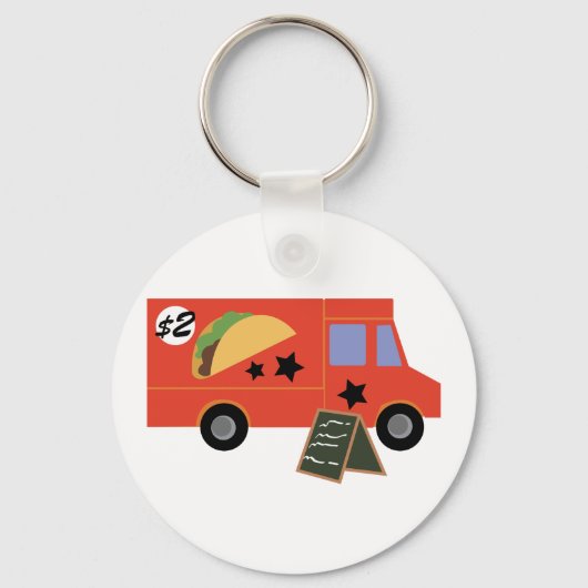 Food Truck Sleutelhanger (Voorkant)