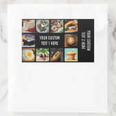 Foodie aangepaste stickers (Tas)