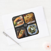 Foodie custom monogram stickers 4 (Envelop)