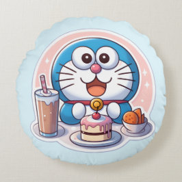 Foodie Dora Rond Kussen