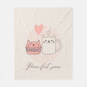 Foodie Katten Fleece Deken