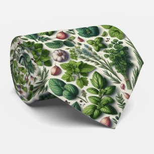 Foodie Keuken Nekdas Verse Tuinkruiden Stropdas