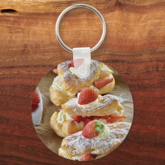 Foodie Liefhebbers Zoete dromen Sleutelhanger (Voorkant)