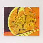 Foodie Maleisische laksa Legpuzzel (Horizontaal)