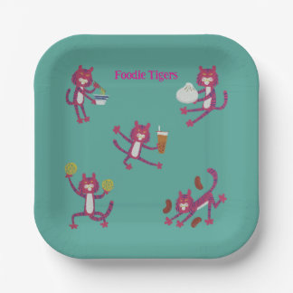 Foodie Tigers Papieren Bordje