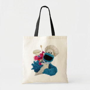 Foodie Truck Friends van Cookie Monster Tote Bag
