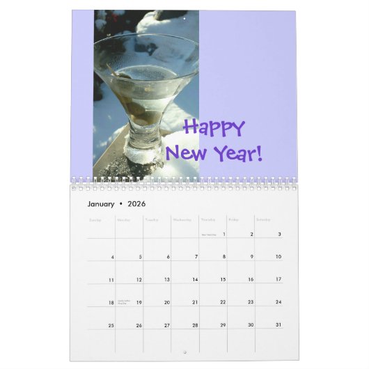 Foodies-agenda Kalender (Jan 2026)