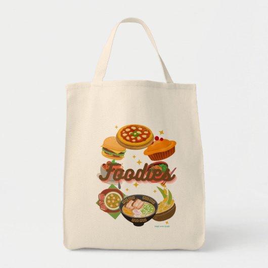 Foodies Grocery Tote from Hags with Nags (Voorkant)