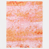 Fook couro de salmão, esbranquiçado fleece deken (Voorkant)