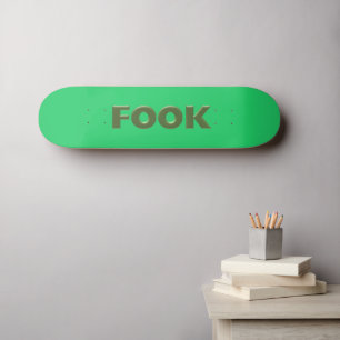 Fook groen skateboard