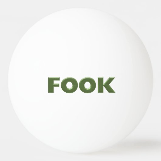 Fook witte 1-sterren ping pong bal pingpongballen (Voorkant)