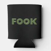 Fook zwarte koelbox 2-zijdig blikjeskoeler (Achterkant)