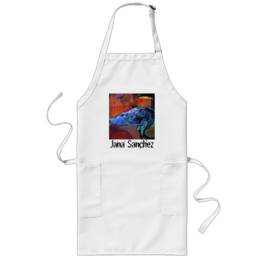 "Fool" Apron Lang Schort (Voorkant)