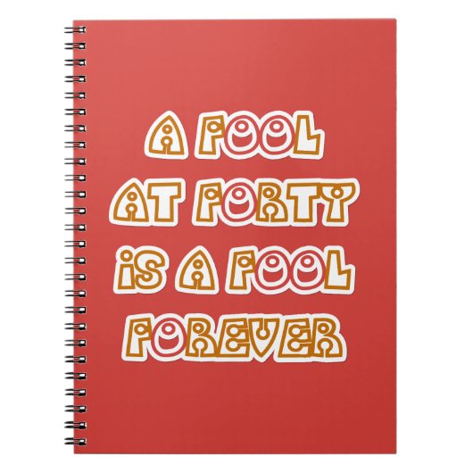 Fool Forever Notitieboek (Voorkant)