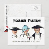 Foole Mode: Buitenlanders Petten Briefkaart (Voorkant / Achterkant)