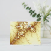 Fools Gold - Fractal Art Briefkaart (Staand voorkant)