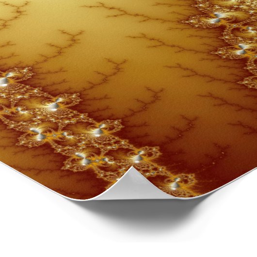 Fools Gold - Fractal Art Poster (Hoek)