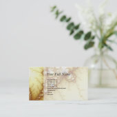 Fools Gold - Fractal Art Visitekaartje (Staand voorkant)