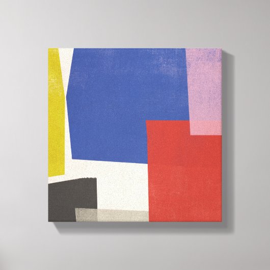 Foolscap - Moderne kleurenblokken Canvas Afdruk (Voorkant)