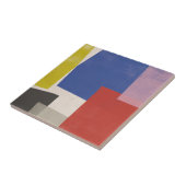 Foolscap - Moderne kleurenblokken Tegeltje (Zijkant)