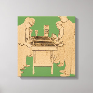  FOOSBALL FUZBOLL FOTO ART TABEL FOOTBALL CANVAS AFDRUK