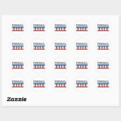 Foosball Retro Ronde Sticker (Vel)