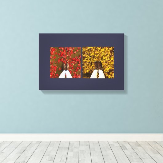 Foot Canvas Afdruk (Insitu (Houten vloer))