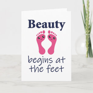 Foot Care Pedication Chiropodist Nail Salon Gift Kaart