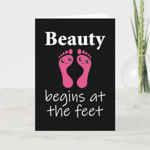 Foot Care Pedicure Chiropodist Nail Salon Gift Kaart