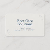 Foot Care Solutions Visitekaartje (Voorkant)