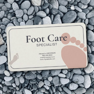 Foot Care Specialist Visitekaartje