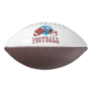Foot Casque de football américain et ballon