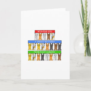 Foot Chirgery Cartoons voor snelle herstel Kaart