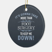 Foot Chirgery Humor Keramisch Ornament (Links)