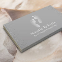 Foot Healthcare Practitioner Modern Silver