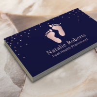 Foot Healthcare Practitioner Navy & Roos Gold