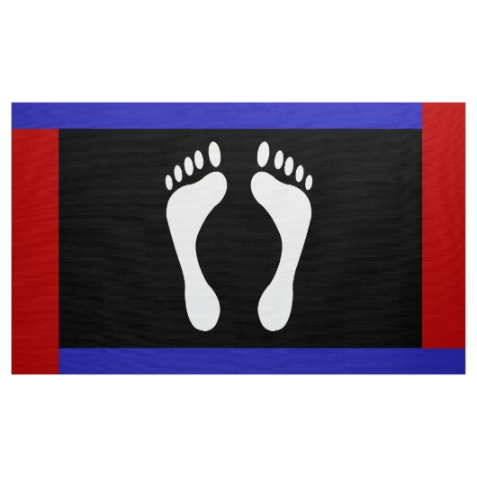 Foot Pride Flag (voetafdruk) Stof (Yard (91,4 cm))