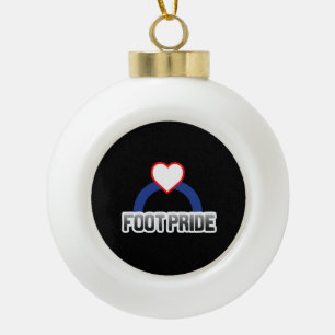 Foot Pride Keramische Bal Ornament