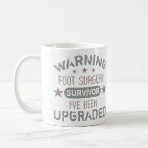 Foot Surgery Humor Upgraded Koffiemok
