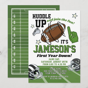 Football 1e uitnodiging