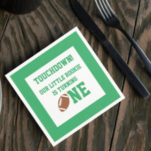 Football 1e verjaardag servet