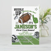 Football 1er anniversaire Invitation (Debout devant)